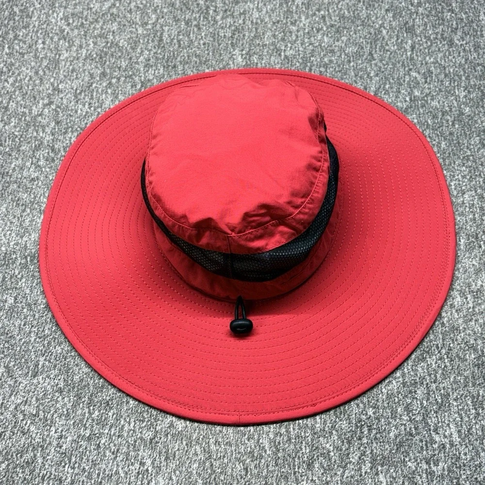 Chick Fil A Bucket Hat Team‎ Member Red Sun Boonie One Size OOBE Beach Shade Cap